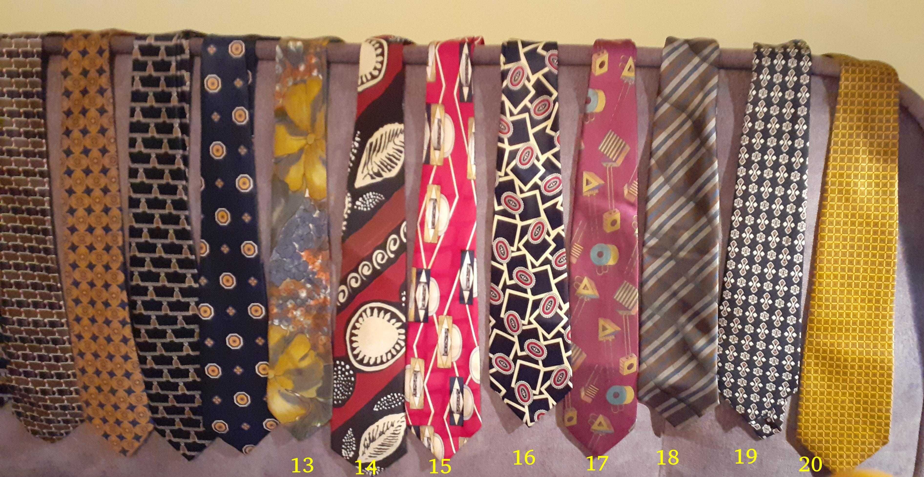 Krawaty nowe, nieużywane