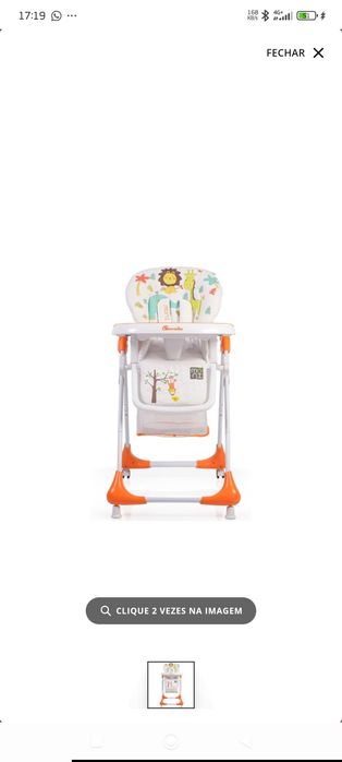 Cadeira bebe papa