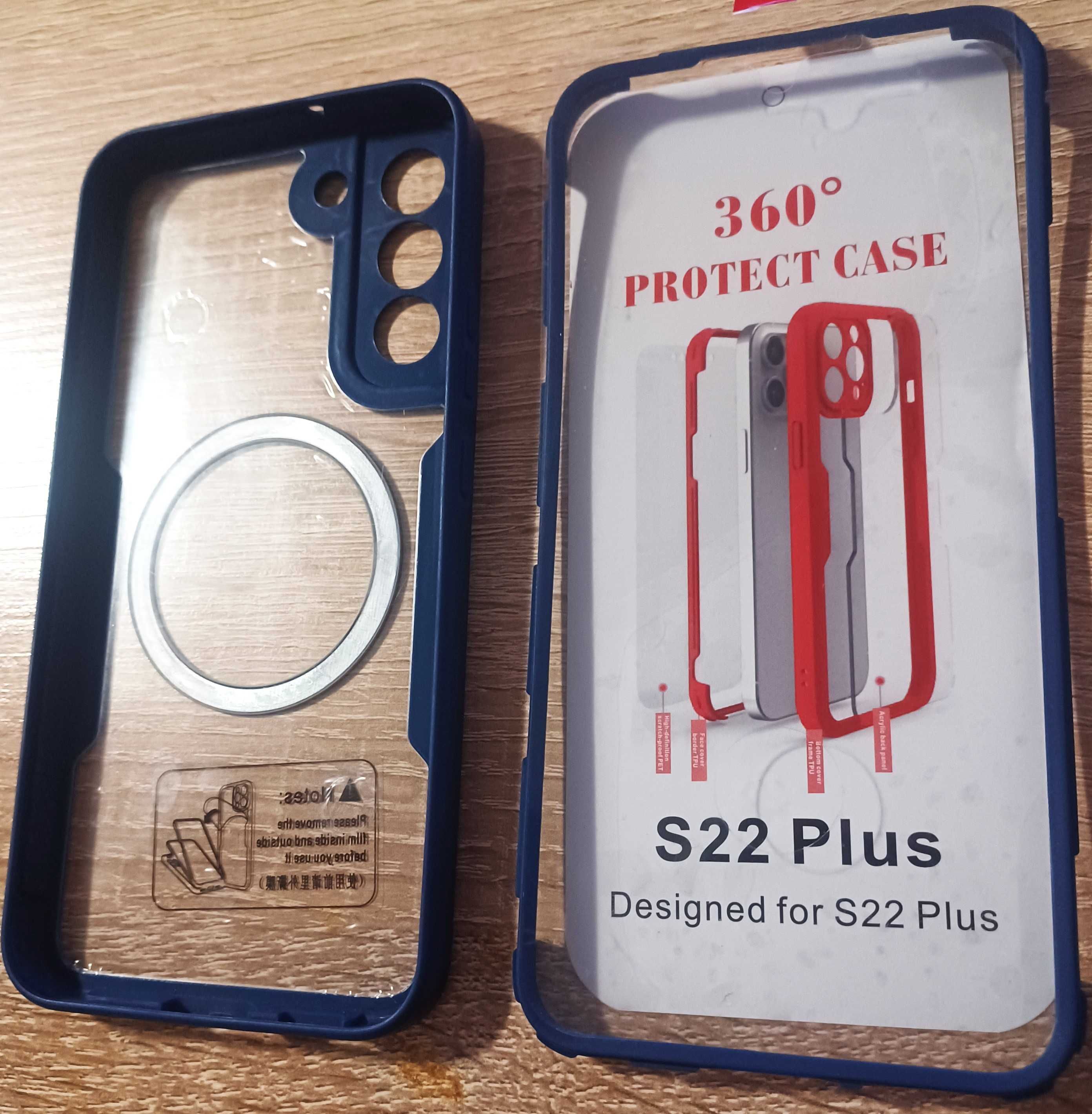 Etui przód i tył Samsung S22 5G Plus  360 stopni (98b)