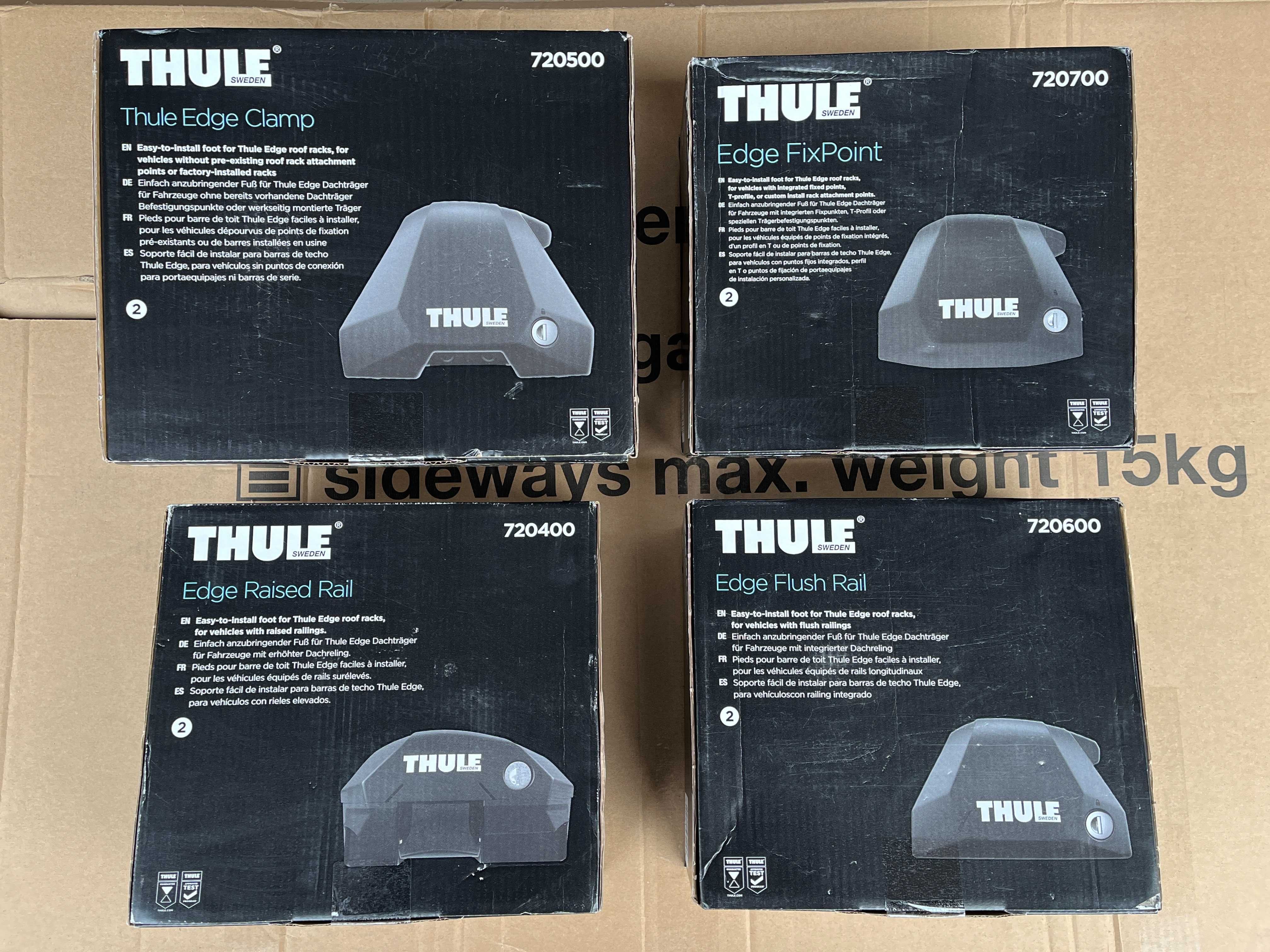 Thule Fixpoint Edge 7207+WingBar Edge у штатні місця на дах автомобіля