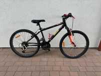 dziecięcy rower górski MTB B'Twin Rockrider 500 z kołami 24 cale.