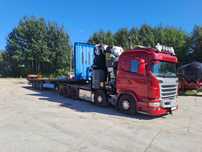 Transport HDS 21 Ton podnoszenia 36 metry