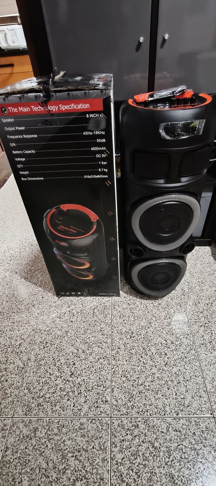 Colunas de som -  bluetooth