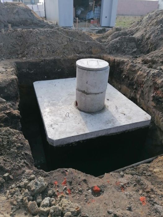 szambo betonowe zbiornik na ścieki/ wodę szamba wykop montaż, poj.4-12