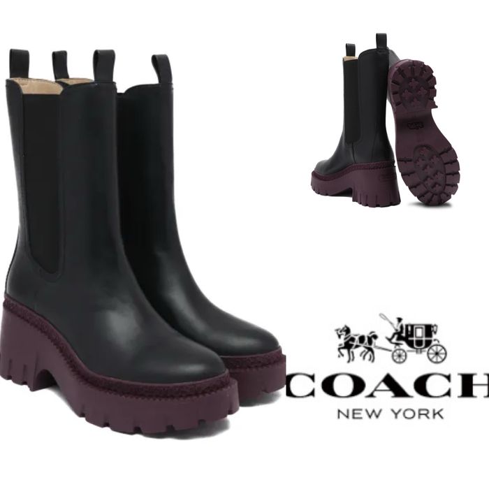 Нові шкіряні ботинки Coach Alexa chelsea boot
