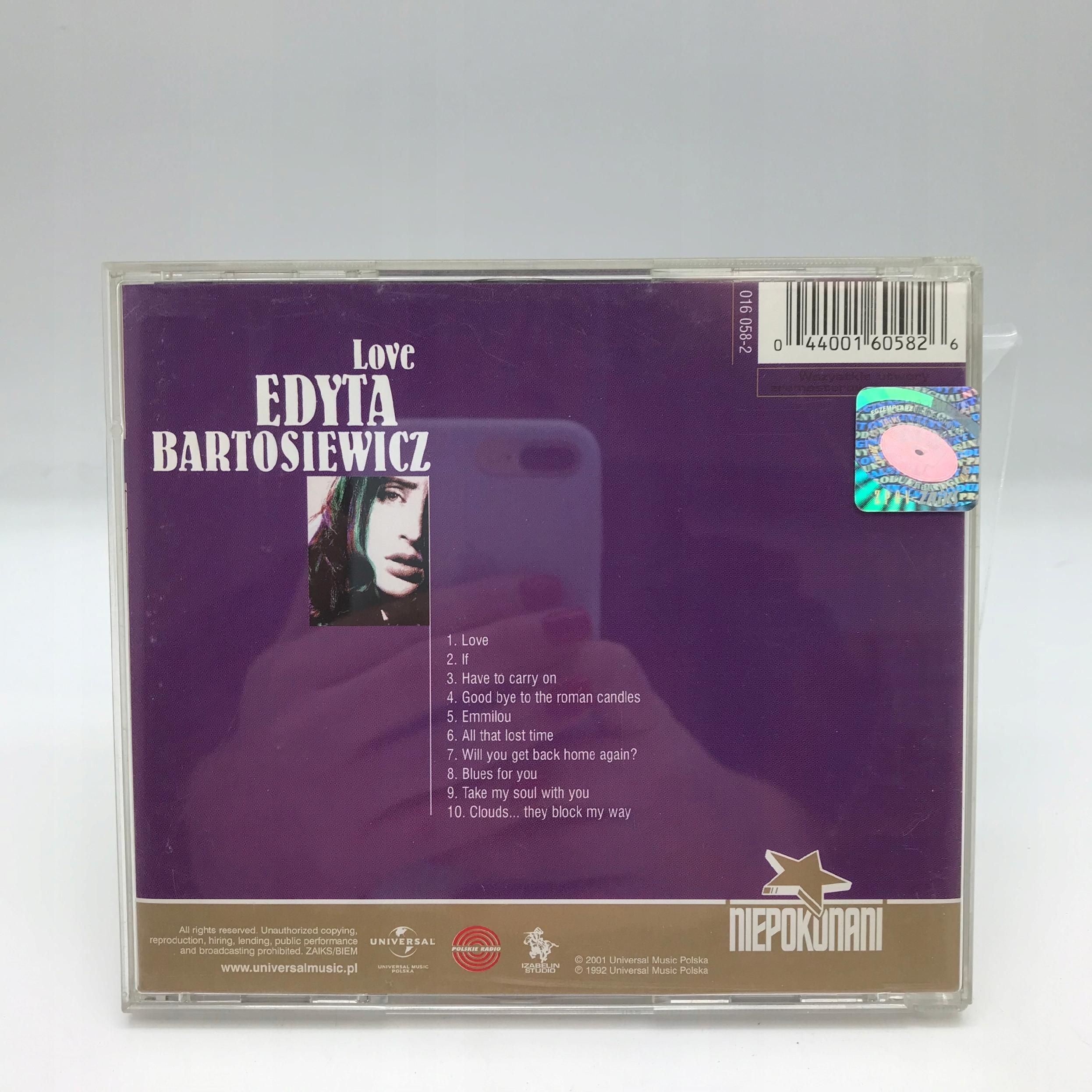 cd - edyta bartosiewicz - love