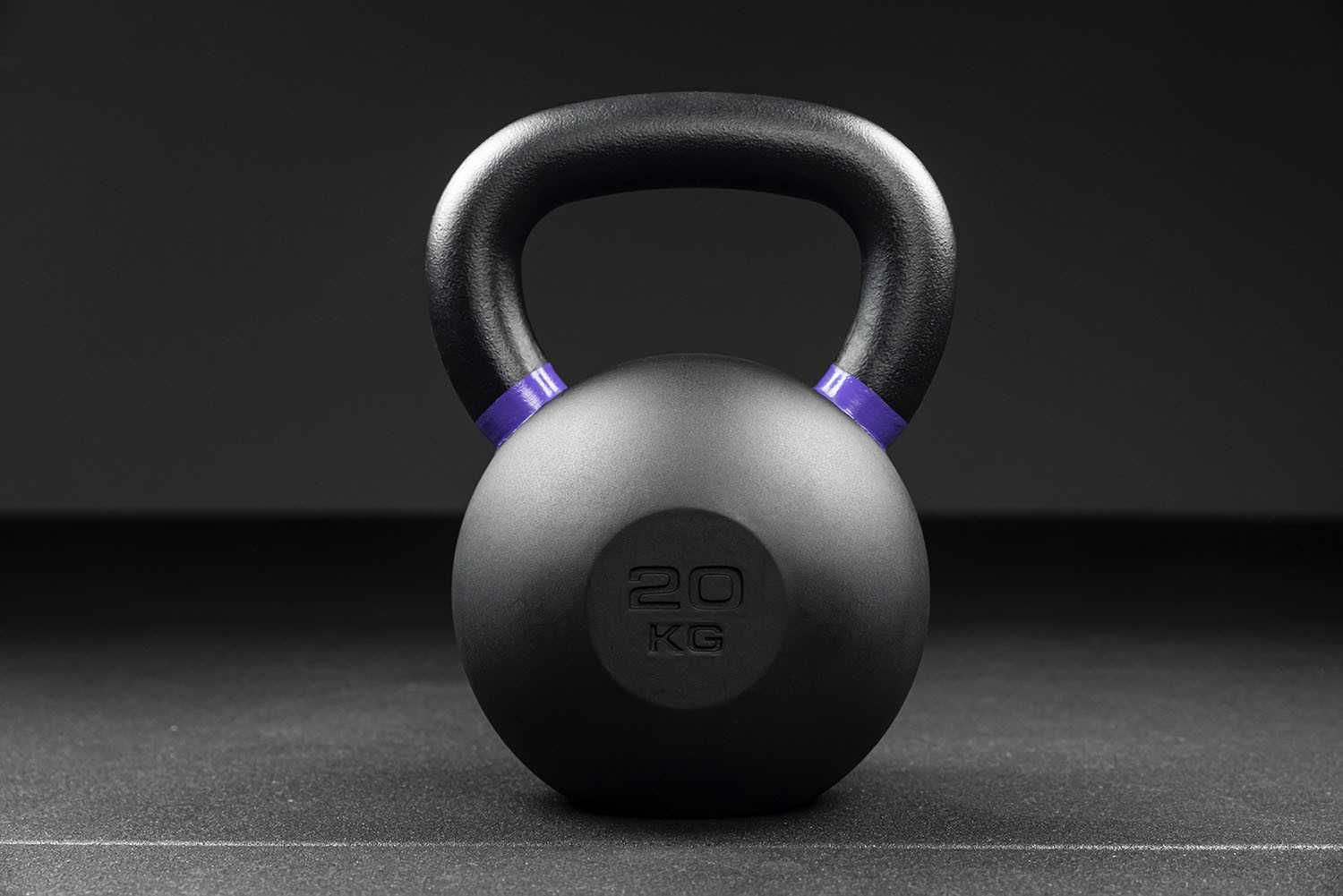 Odważnik kettlebell ogumowane Xenios USA 20 kg