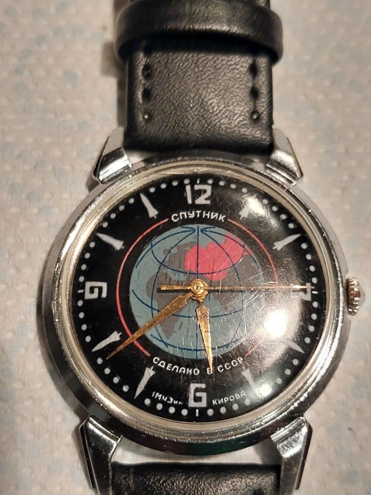 Stary zegarek męski sputnik