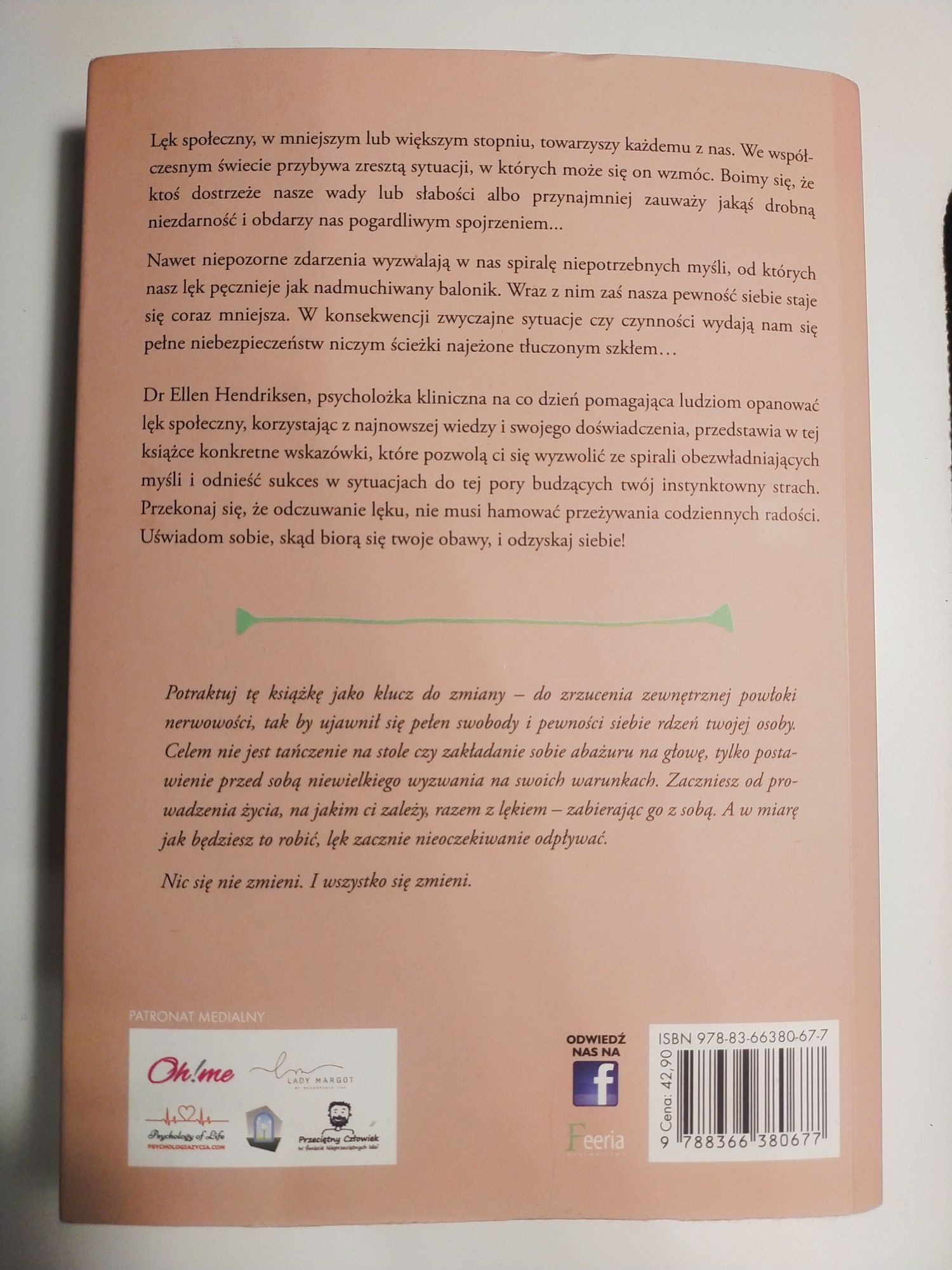 Książka “Jak przestać się bać„