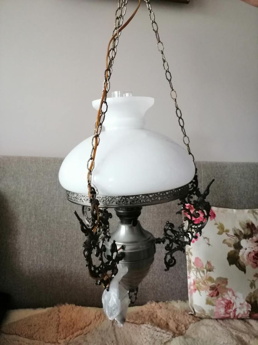 Stylowa lampa wisząca okazała, zadbana
