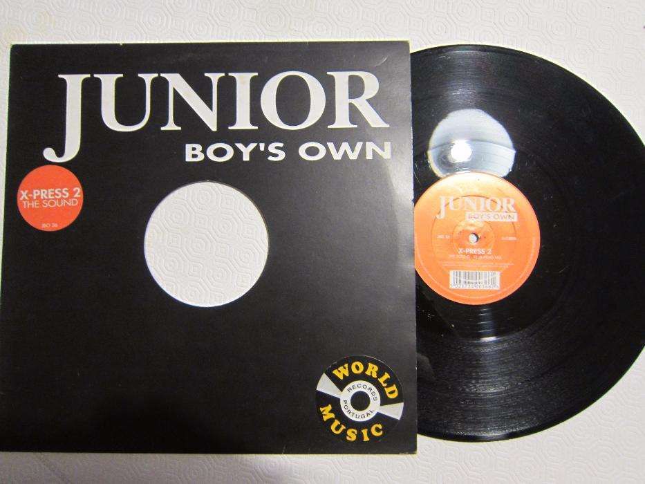 Junior Boy's Own X-Press 2 33 RPM Vinil Vinyl
