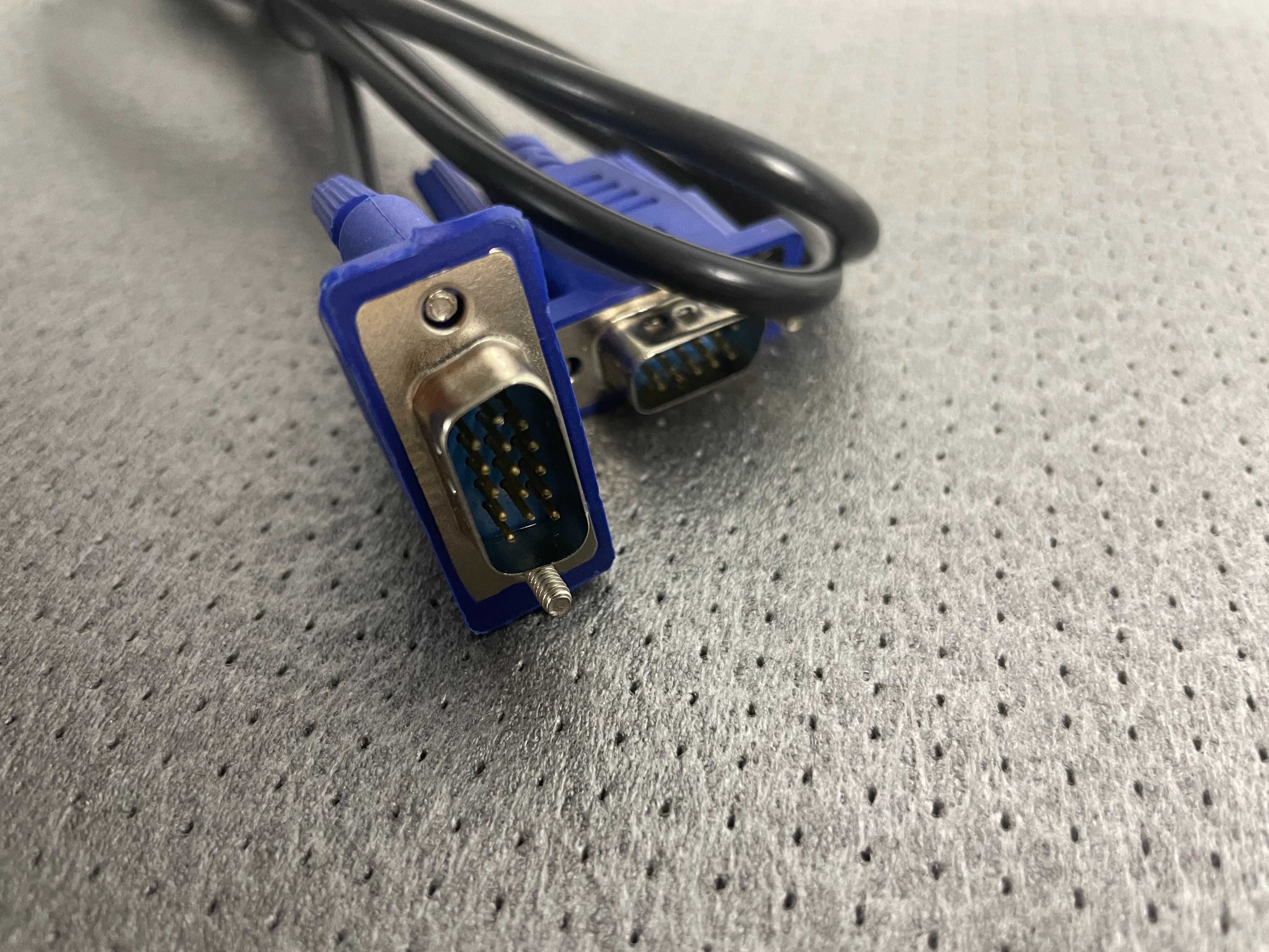 Kabel przewód do monitora VGA-VGA D-SUB FHD 1.5m