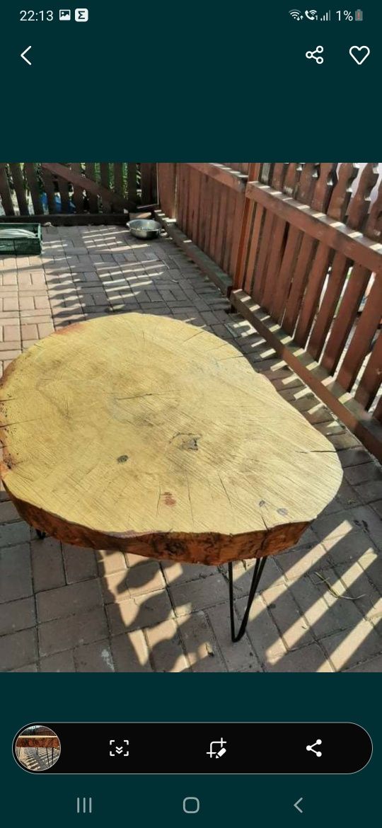 Stolik, stół, ława drzewo jesionowe