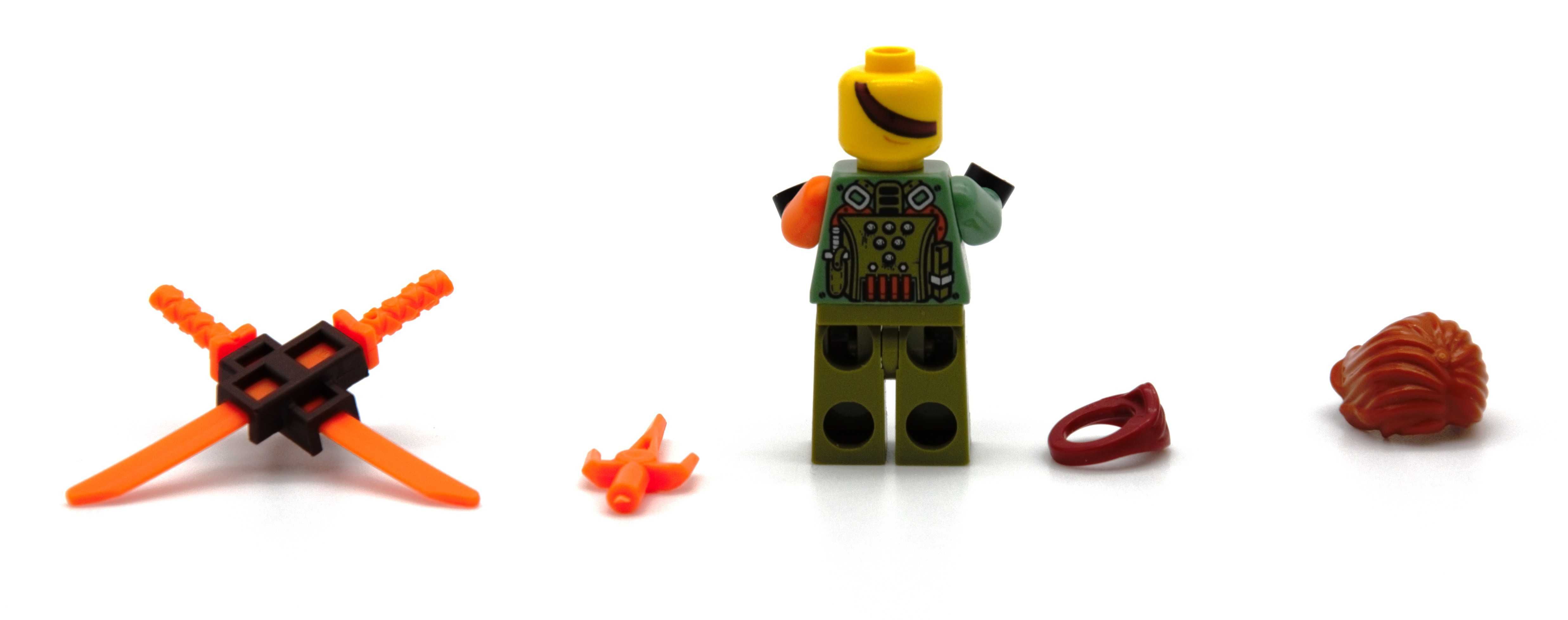 Lego Ninjago njo246 Ronin - Hair, Scabbard