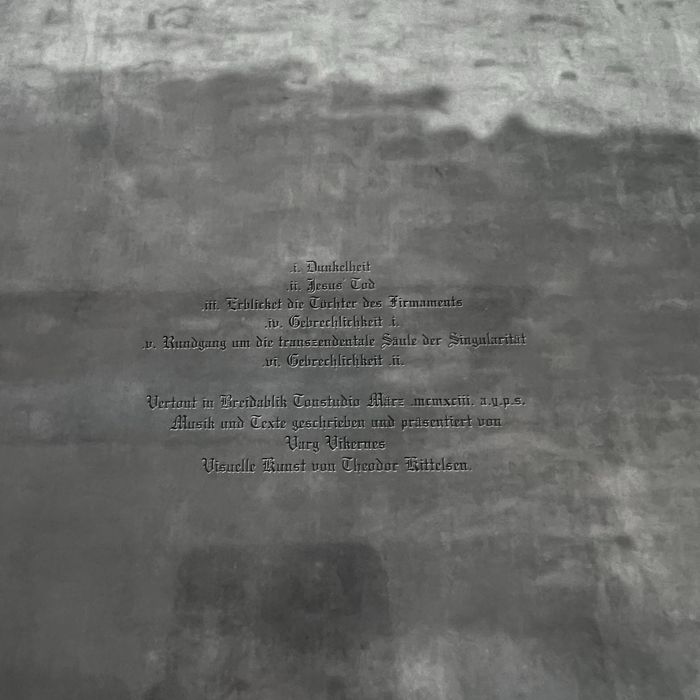 Винил Burzum Filosofem 1996 Reissue 2008 Back on Black (SS)