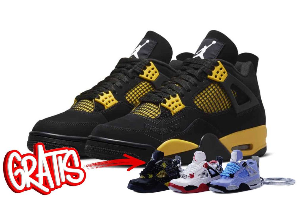 Nike AIR JORDAN 4 Thunder Yellow / DH6927–017
