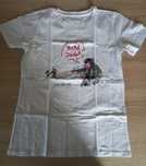 T-shirt, koszulka damska rozm S/M - biała, Baba Joga