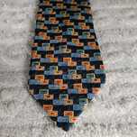 Krawat granatowy "Sunset Suits"