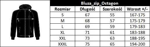 Bluza Octagon Make Terror Have Fun z kapturem /bez
