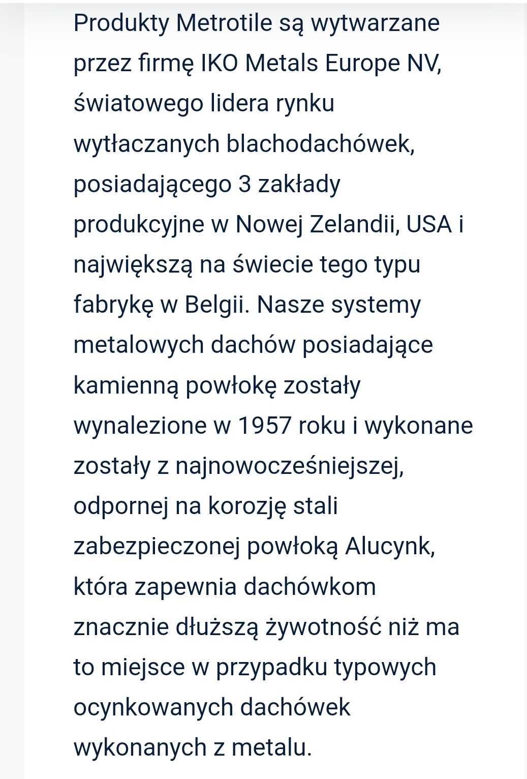 Blachodachówka Alucynk z posypką 260m2 używana 50% ceny nowej