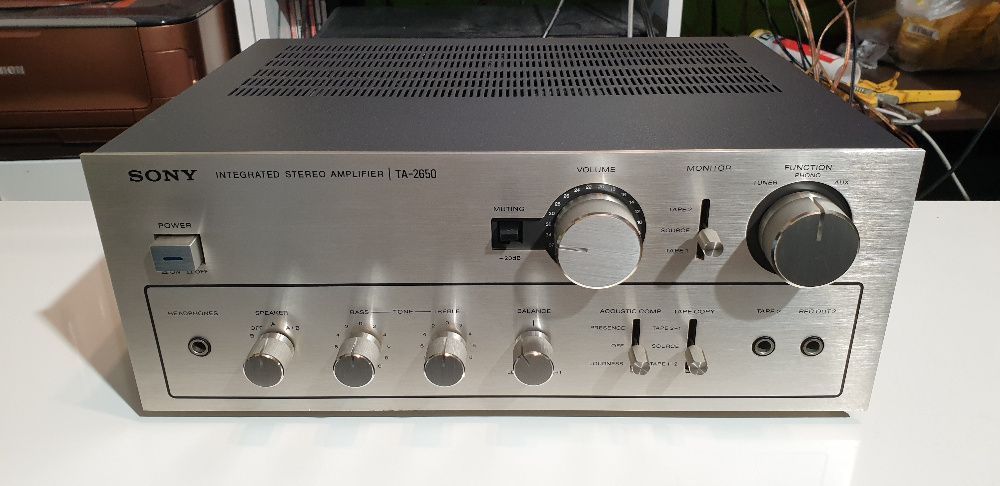 Sony TA-2650 Amplifier, Wzmacniacz stereo, Vintage, Super Stan