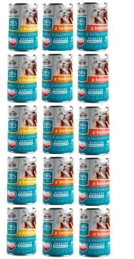 Frendi 3 pyszne smaki !!! karma dla kota puszki - 15x400g.