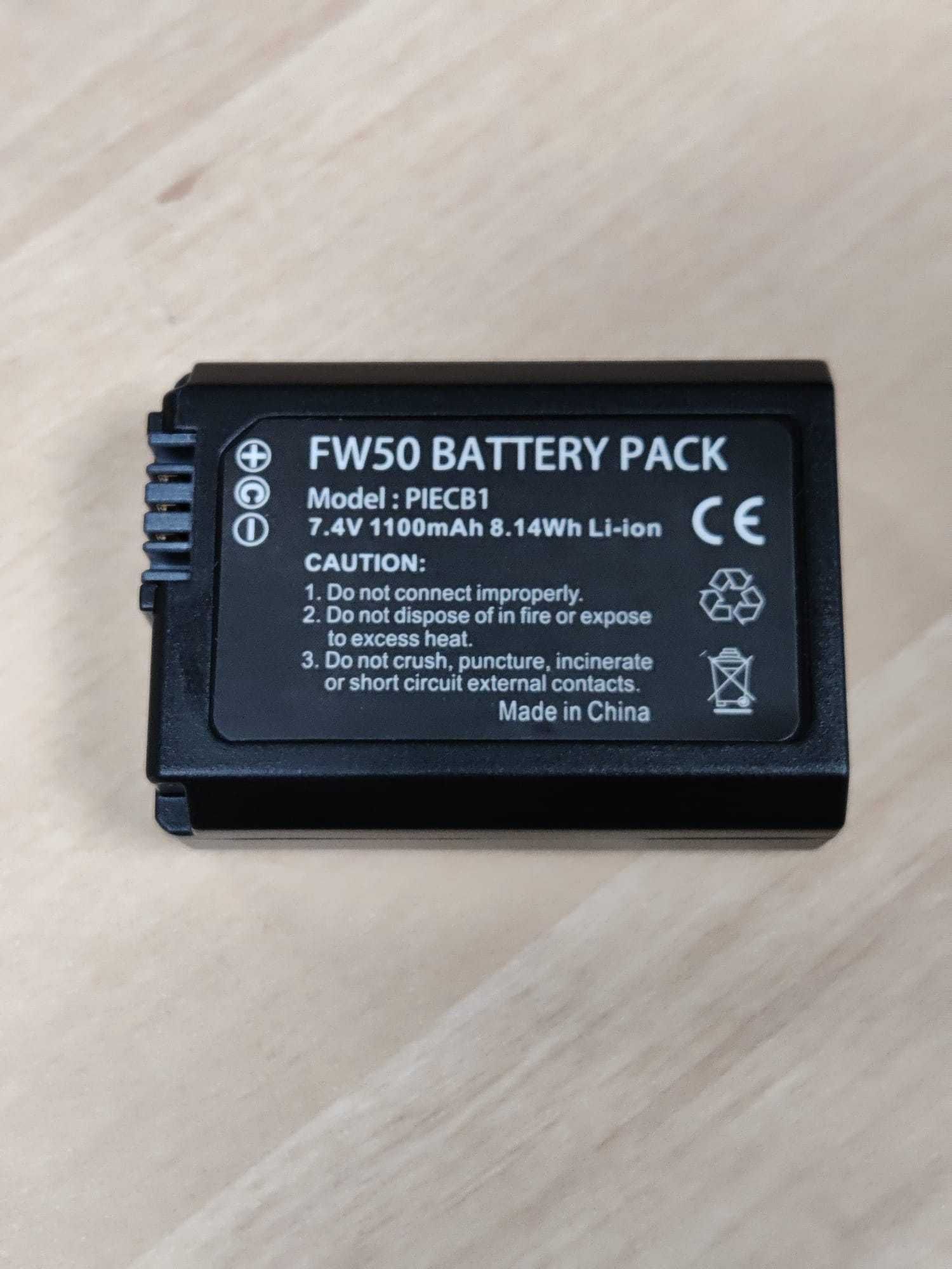 Bateria para Cameras Pipishell NP-FW50