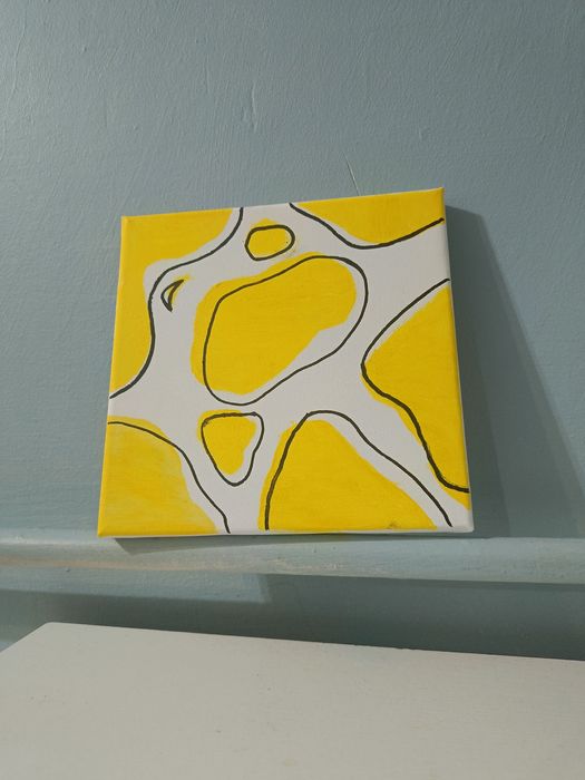 Plamki na płótnie 20×20cm