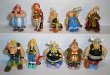 *_* Asterix Wikingowie + 1 kartki figurki kinder, komplet, nowe