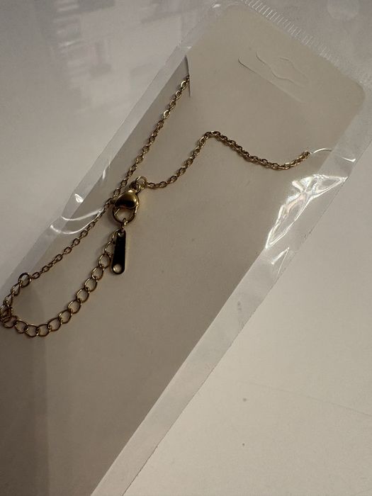 Zloty naszyjnik z cyrkoniami