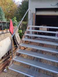 schody metalowe, schody krata wema, schody zewnętrzne,schody