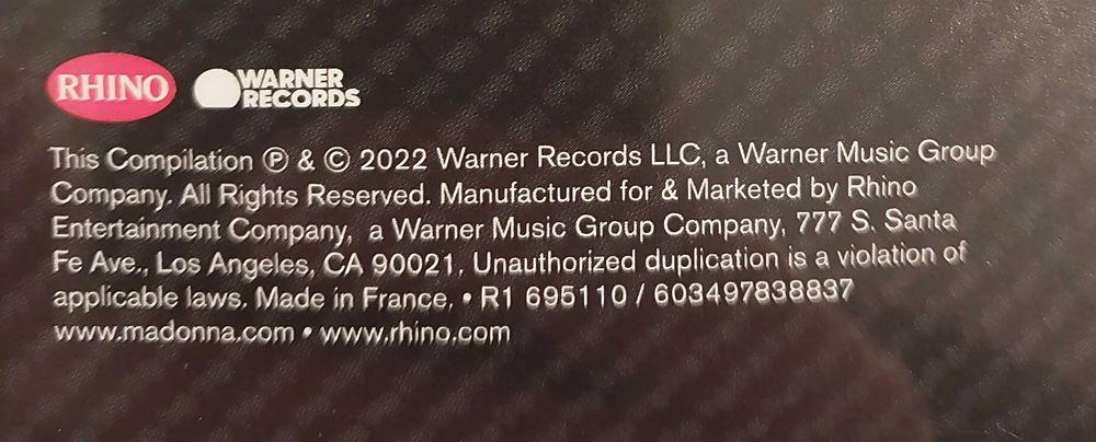 Madonna Finally Enough Love Winyl 2LP Silver Vinyl nowa w folii