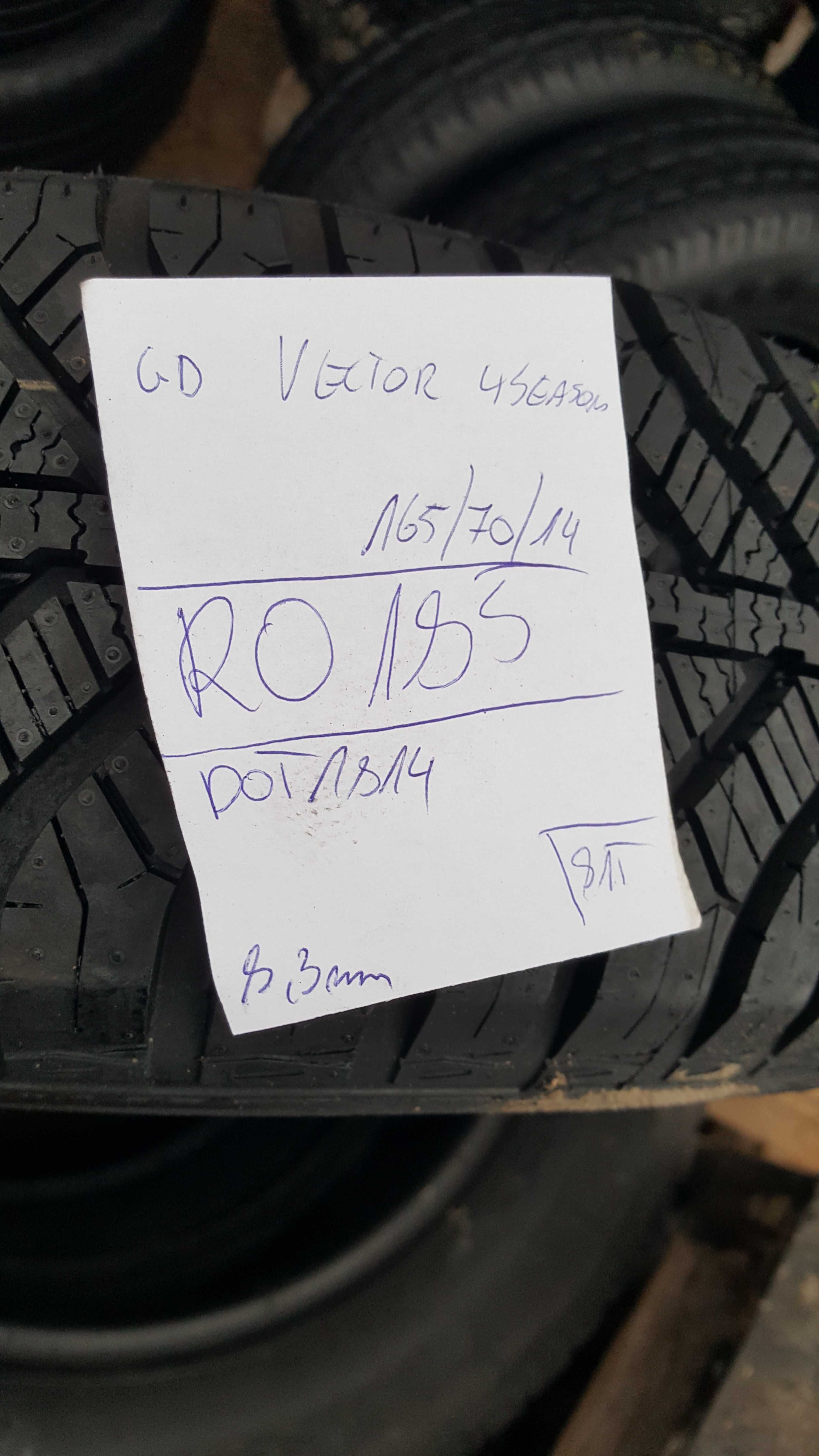 Goodyear 165/70 r14 Vector 4Seasons /// 8,3mm!!! NOWA