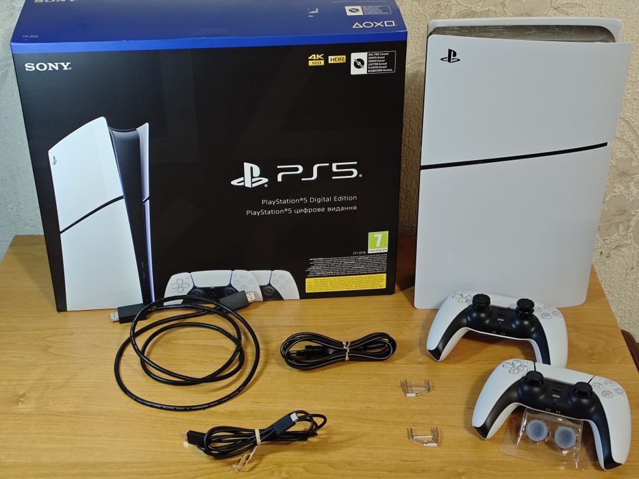 Приставка PS5 Slim Digital Edition + доп джойстик