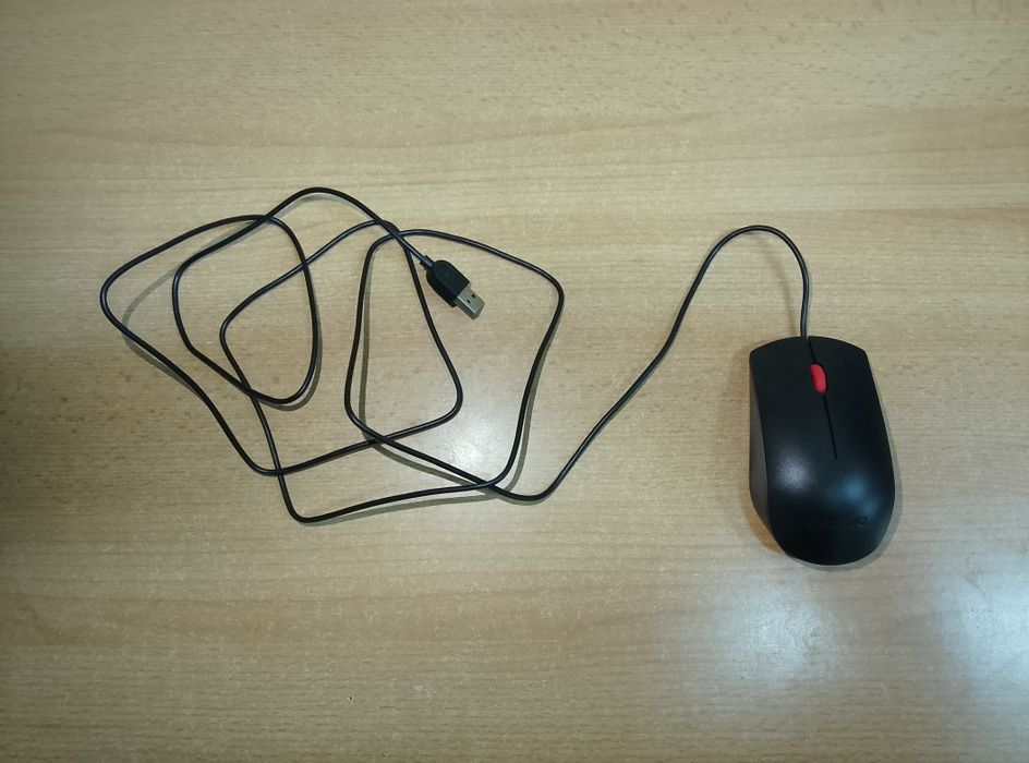 Nowa mysz myszka przewodowa Lenovo USB