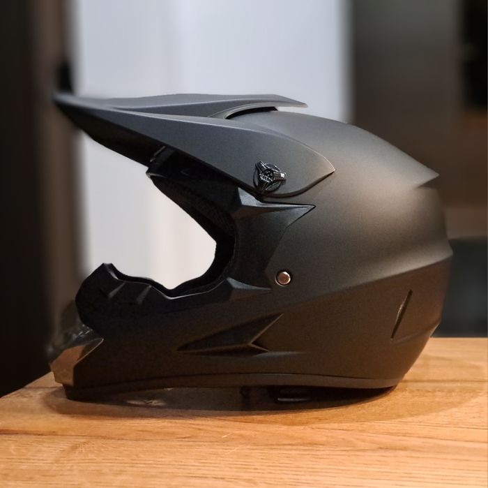 Kask Fullface Czarny