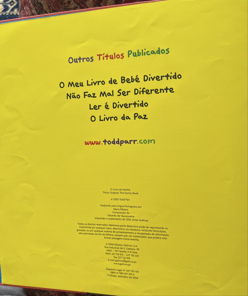 O livro da Familia