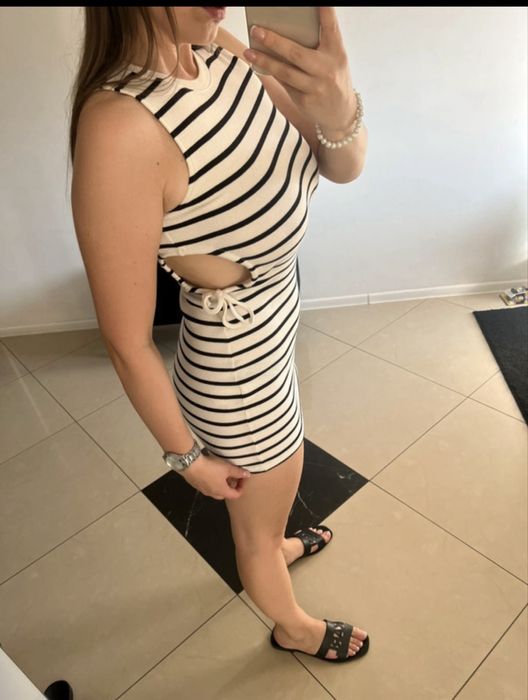 Sukienka damska w paski S Cropp