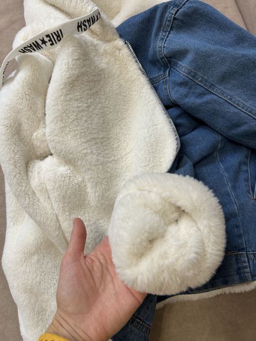 Куртка джинсова з мяким ворсом