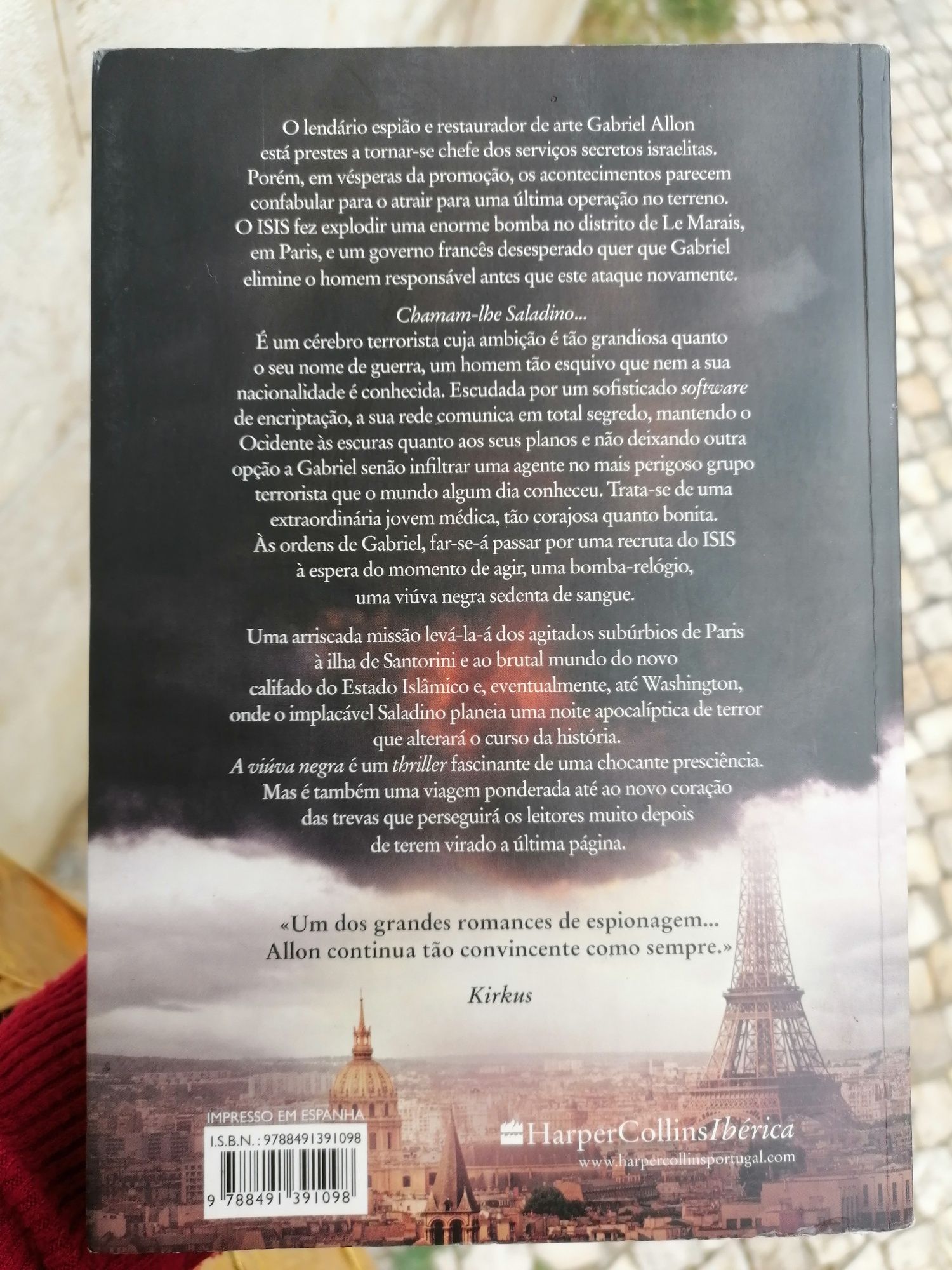 Livro A Viúva Negra de Daniel Silva