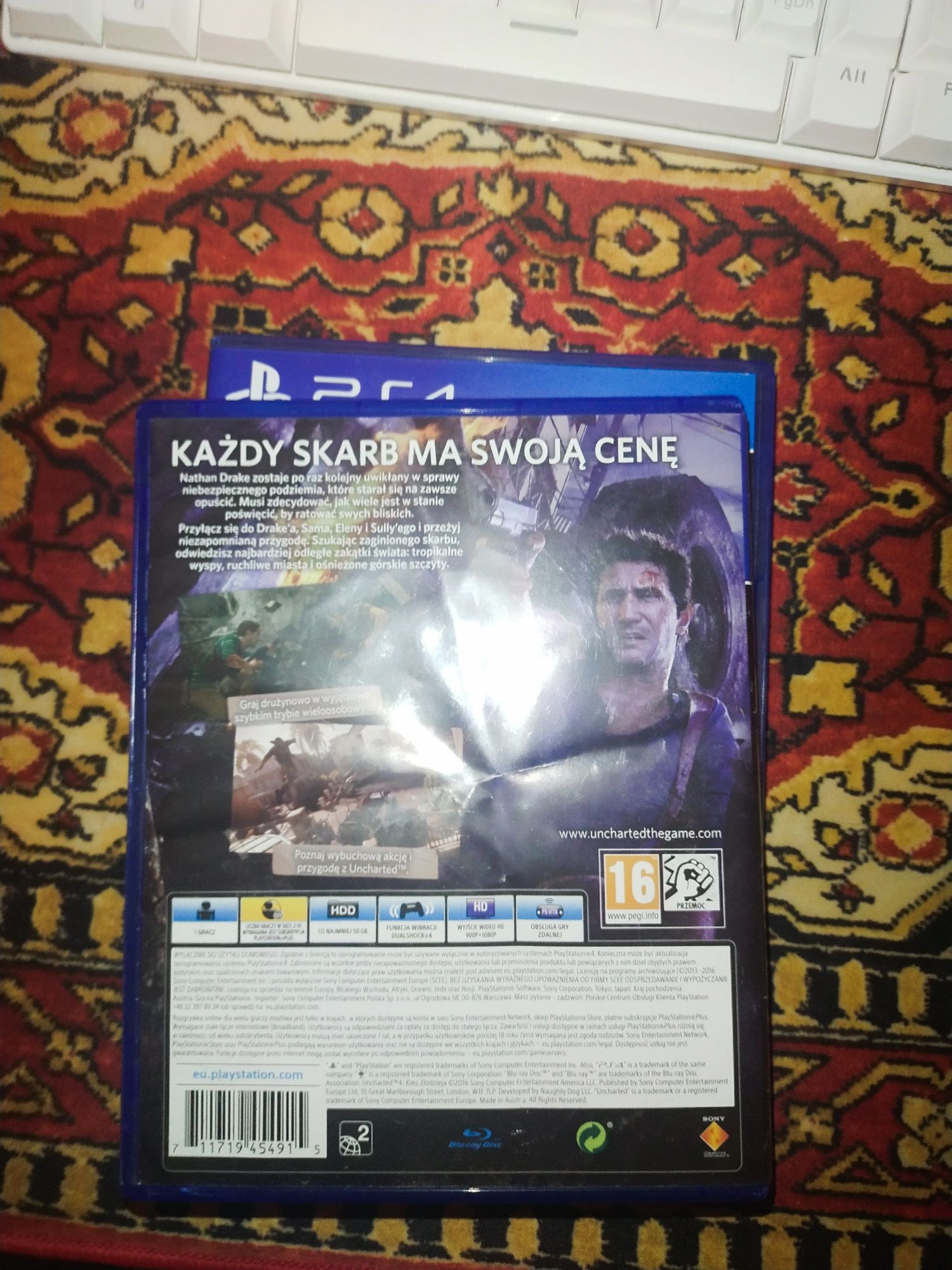 Uncharted kres złodzieja na ps4