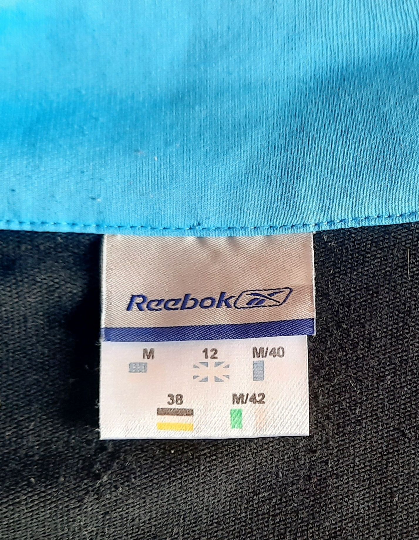 Bluza Reebok czarna,niebieska