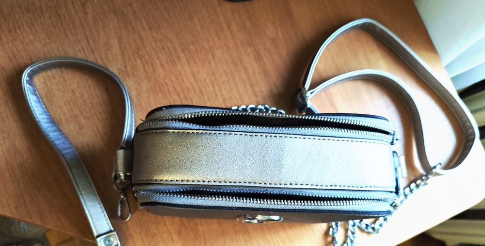 Сумка женская  бронзовая