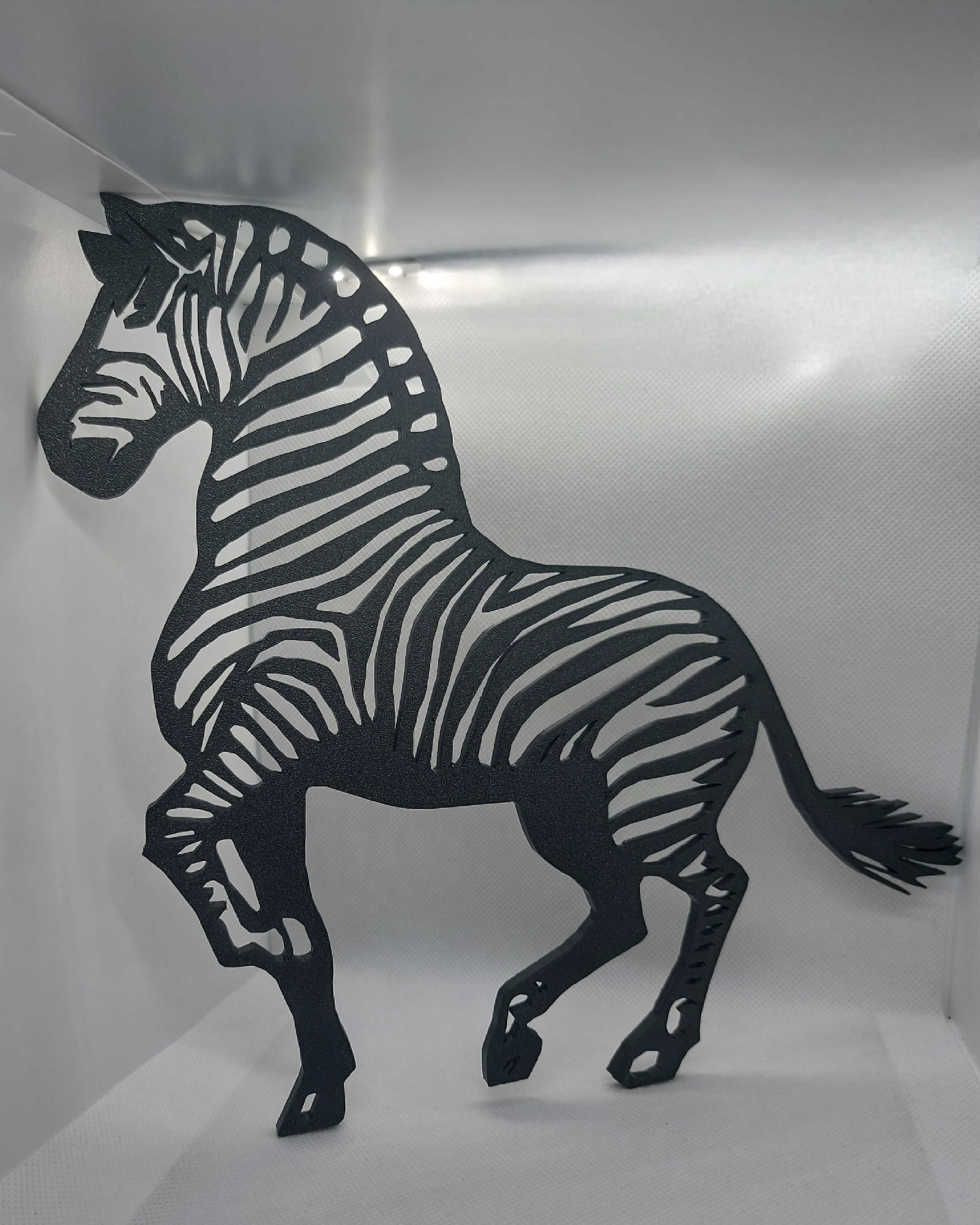 Zebra, 2D, dekoracja na ścianę, drzwi, płaską powierzchnię