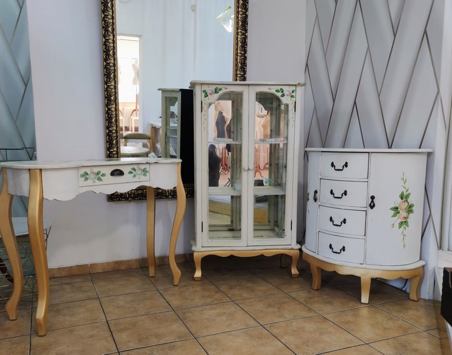 Piękne postarzane meble Glamour za ułamek ceny