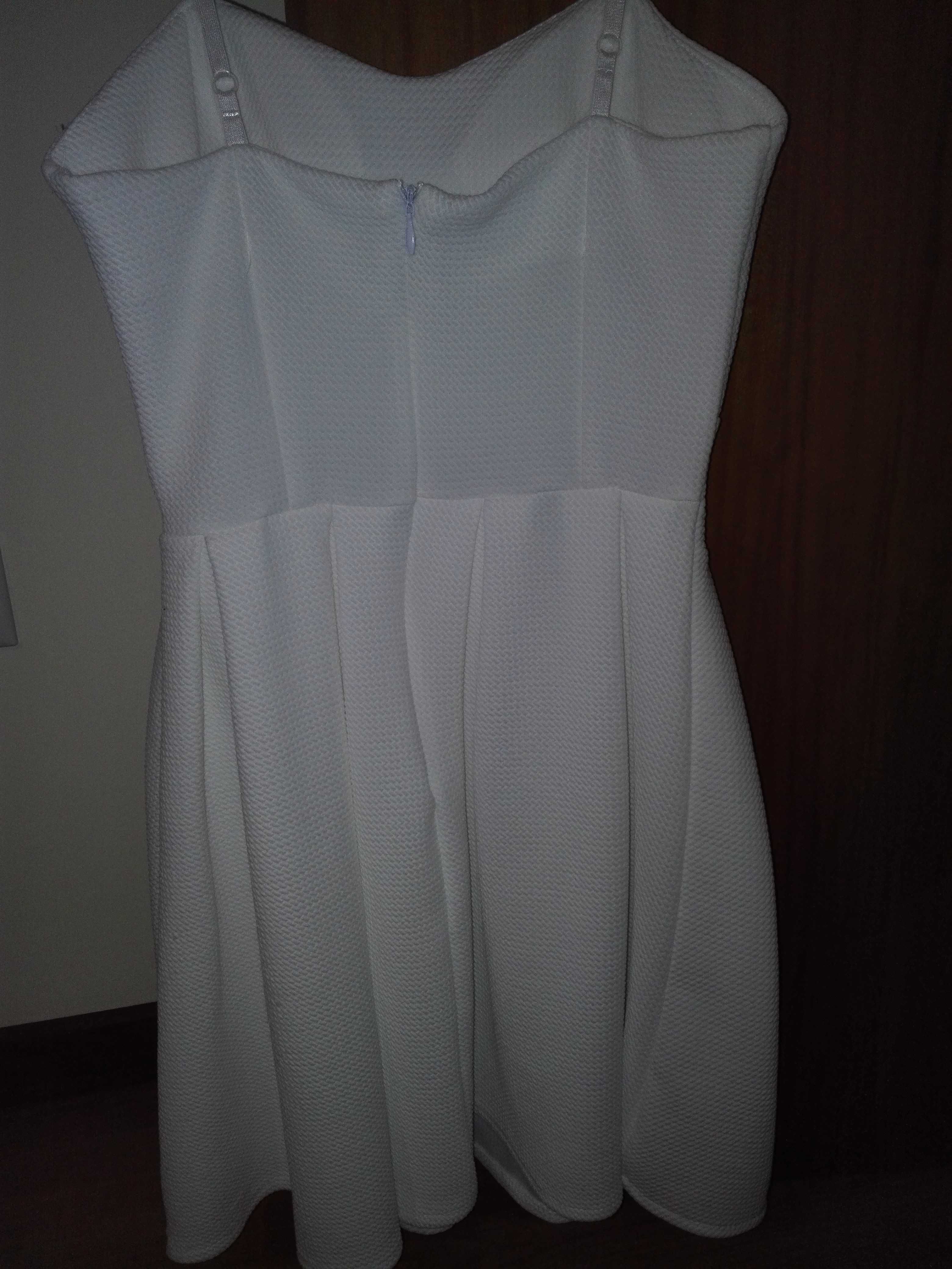 Vestido curto branco