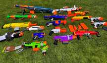 Mega Zestaw 16 oryginalnych Karabinów Nerf – Idealny na Prezent !!