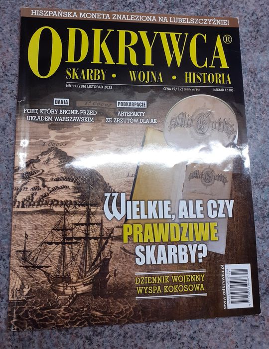 Czasopismo Odkrywca nr 11/2022 listopad 2022 BDB STAN