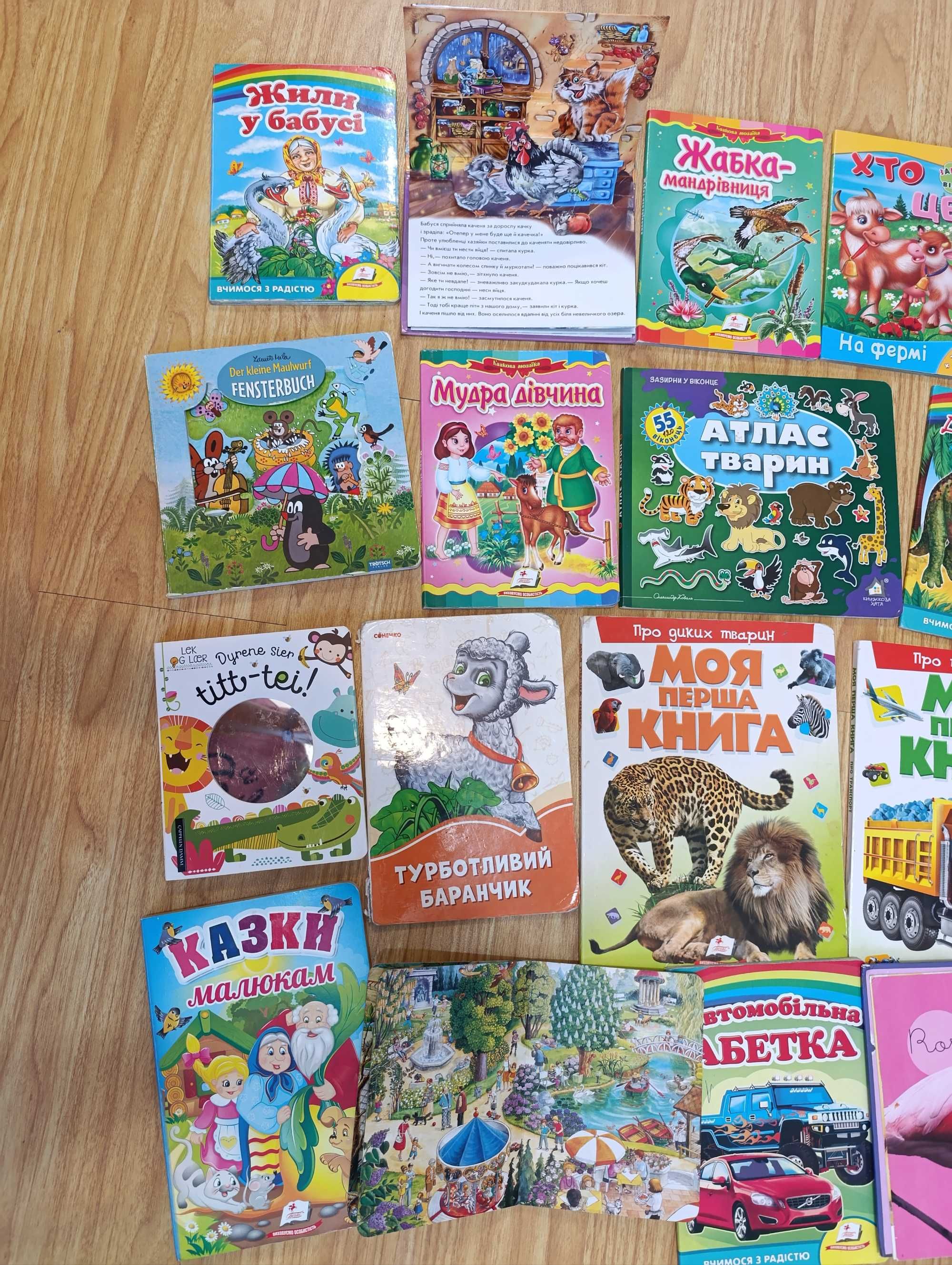 Книги дитячі, віммельбух, з віконцями