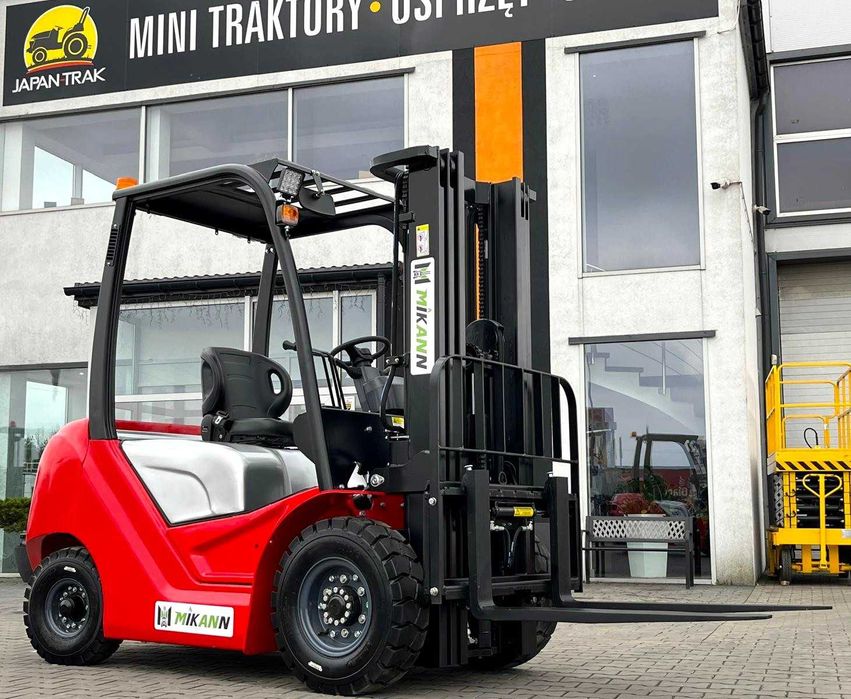 Wózek Widłowy 2T MIKANN, Maszt 4.5m,Triplex, Diesel , Japan Trak